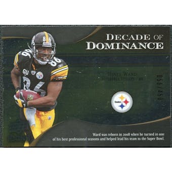 2009 Upper Deck Icons Decade of Dominance Silver #DDHW Hines Ward /450