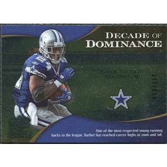 2009 Upper Deck Icons Decade of Dominance Silver #DDMB Marion Barber /450
