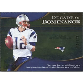 2009 Upper Deck Icons Decade of Dominance Silver #DDTB Tom Brady /450
