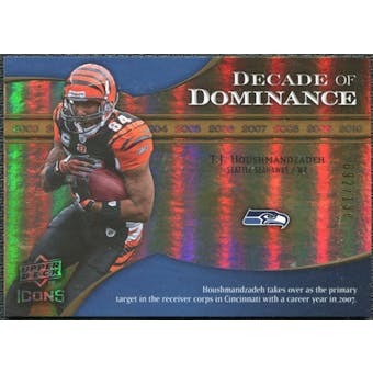 2009 Upper Deck Icons Decade of Dominance Gold #DDHO T.J. Houshmandzadeh /130
