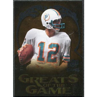 2009 Upper Deck Icons Greats of the Game Silver #GGBG Bob Griese /450