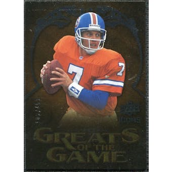 2009 Upper Deck Icons Greats of the Game Silver #GGJE John Elway /450