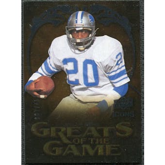 2009 Upper Deck Icons Greats of the Game Silver #GGSI Billy Sims /450