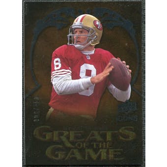 2009 Upper Deck Icons Greats of the Game Silver #GGSY Steve Young /450