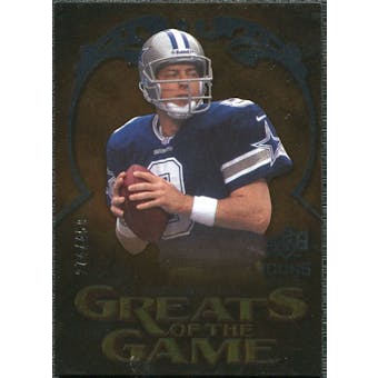 2009 Upper Deck Icons Greats of the Game Silver #GGTA Troy Aikman /450