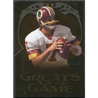 2009 Upper Deck Icons Greats of the Game Gold 199 #GGJT Joe Theismann /199
