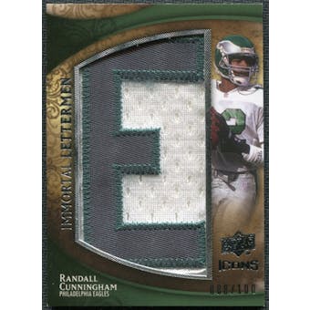 2009 Upper Deck Icons Immortal Lettermen #ILRC Randall Cunningham/99/100/(Letters spell out EAGLES/ Total prin