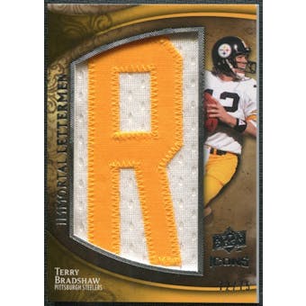2009 Upper Deck Icons Immortal Lettermen #ILTB Terry Bradshaw/75/(Letters spell out STEELERS/ Total print run