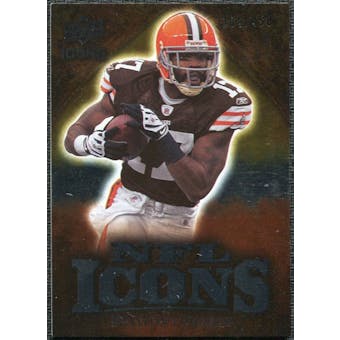 2009 Upper Deck Icons NFL Icons Silver #ICBH Braylon Edwards /450
