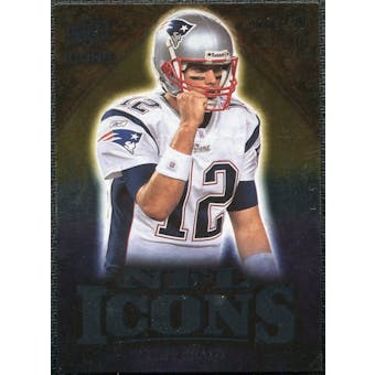 2009 Upper Deck Icons NFL Icons Silver #ICTB Tom Brady /450