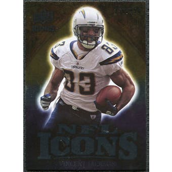 2009 Upper Deck Icons NFL Icons Silver #ICVJ Vincent Jackson /450