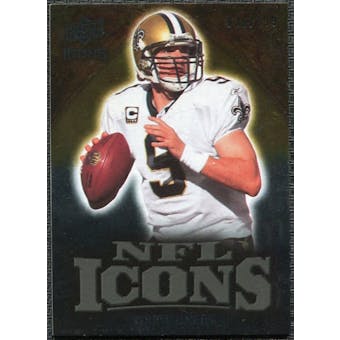 2009 Upper Deck Icons NFL Icons Gold #ICBR Drew Brees /199