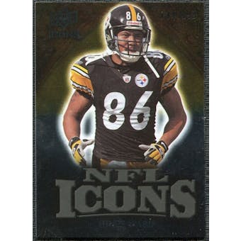 2009 Upper Deck Icons NFL Icons Gold #ICHW Hines Ward /199