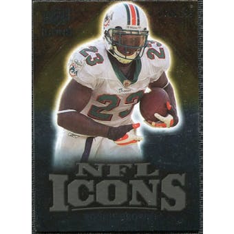 2009 Upper Deck Icons NFL Icons Gold #ICRR Ronnie Brown /199