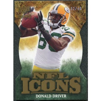 2009 Upper Deck Icons NFL Icons Die Cut #ICDD Donald Driver /40
