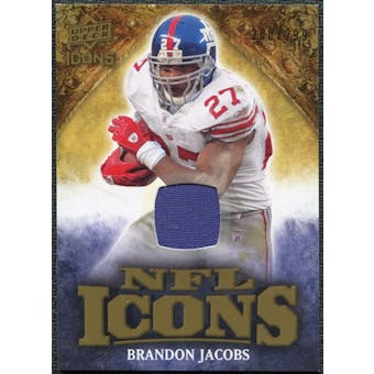 2009 Upper Deck Icons NFL Icons Jerseys #ICBA Brandon Jacobs /299