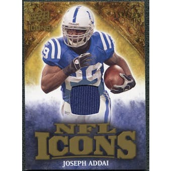 2009 Upper Deck Icons NFL Icons Jerseys #ICJA Joseph Addai /299