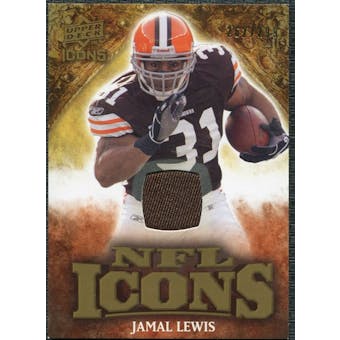 2009 Upper Deck Icons NFL Icons Jerseys #ICJL Jamal Lewis /299
