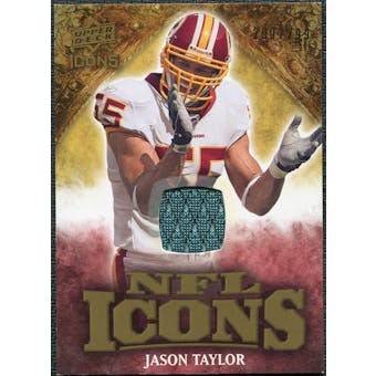 2009 Upper Deck Icons NFL Icons Jerseys #ICJT Jason Taylor /299