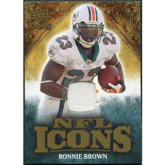 2009 Upper Deck Icons NFL Icons Jerseys #ICRR Ronnie Brown /299