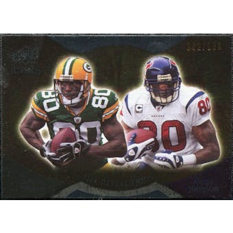 2009 Upper Deck Icons NFL Reflections Gold #RFDJ Andre Johnson Donald Driver /199