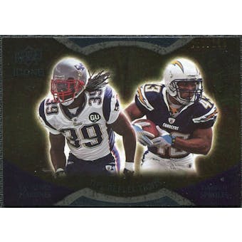 2009 Upper Deck Icons NFL Reflections Gold #RFMS Darren Sproles Laurence Maroney /199