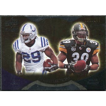 2009 Upper Deck Icons NFL Reflections Die Cut #RFAP Joseph Addai Willie Parker /40