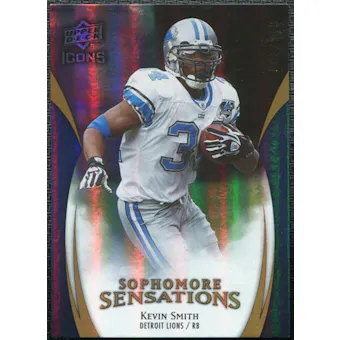 2009 Upper Deck Icons Sophomore Sensations Gold #SSKS Kevin Smith /130
