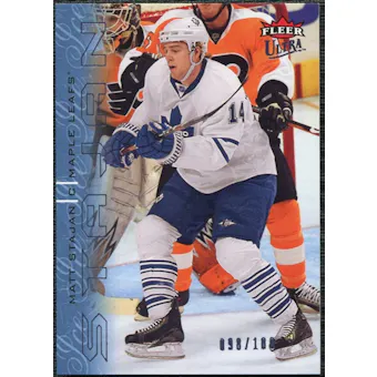 2009/10 Fleer Ultra Ice Medallion #137 Matt Stajan /100