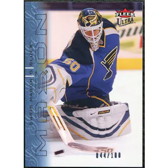 2009/10 Fleer Ultra Ice Medallion #158 Chris Mason /100