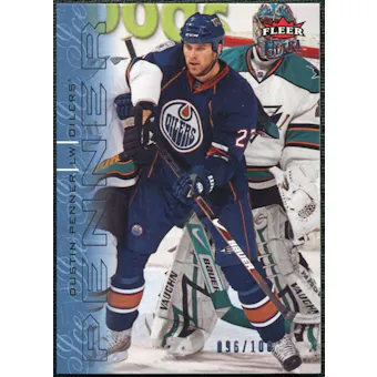 2009/10 Fleer Ultra Ice Medallion #185 Dustin Penner /100