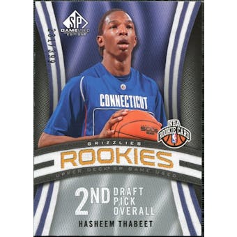 2009/10 Upper Deck SP Game Used #117 Hasheem Thabeet RC /399