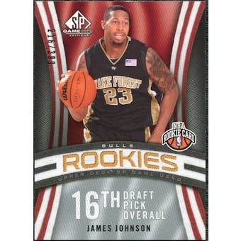 2009/10 Upper Deck SP Game Used #119 James Johnson RC /399