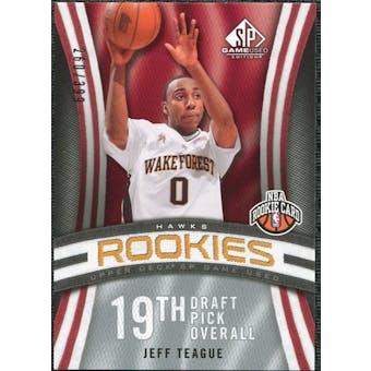 2009/10 Upper Deck SP Game Used #121 Jeff Teague RC /399