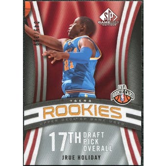 2009/10 Upper Deck SP Game Used #125 Jrue Holiday RC /399