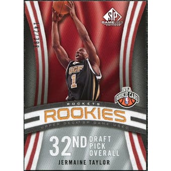 2009/10 Upper Deck SP Game Used #139 Jermaine Taylor RC /399