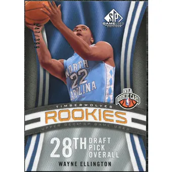 2009/10 Upper Deck SP Game Used #142 Wayne Ellington RC /399