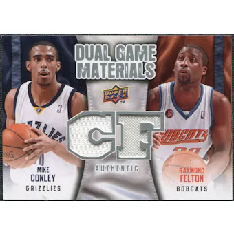2009/10 Upper Deck Game Materials Dual #DGFC Mike Conley Raymond Felton