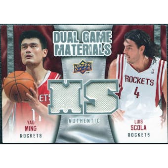 2009/10 Upper Deck Game Materials Dual #DGYS Luis Scola Yao Ming