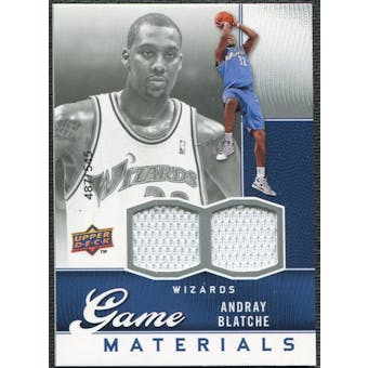 2009/10 Upper Deck Game Materials #GJAB Andray Blatche /545