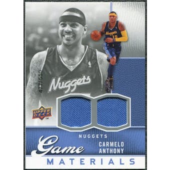 2009/10 Upper Deck Game Materials #GJCA Carmelo Anthony /550