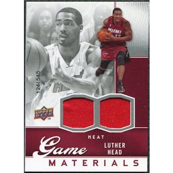 2009/10 Upper Deck Game Materials #GJHE Luther Head