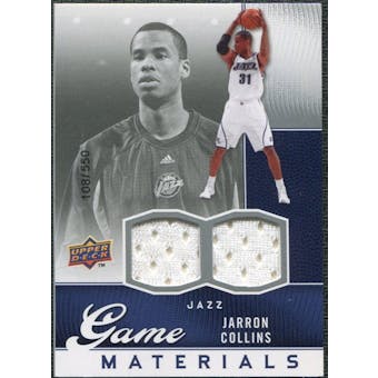 2009/10 Upper Deck Game Materials #GJJC Jarron Collins /550