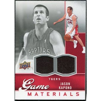2009/10 Upper Deck Game Materials #GJJK Jason Kapono /550