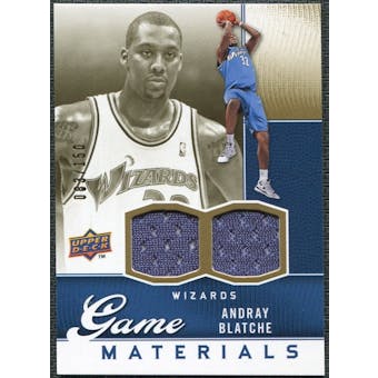 2009/10 Upper Deck Game Materials Gold #GJAB Andray Blatche /150