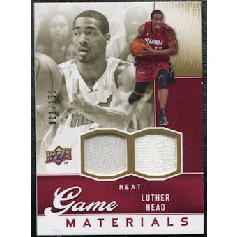 2009/10 Upper Deck Game Materials Gold #GJHE Luther Head /150
