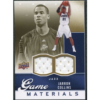 2009/10 Upper Deck Game Materials Gold #GJJC Jarron Collins /150