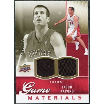 2009/10 Upper Deck Game Materials Gold #GJJK Jason Kapono /150