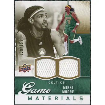 2009/10 Upper Deck Game Materials Gold #GJMM Mikki Moore /150