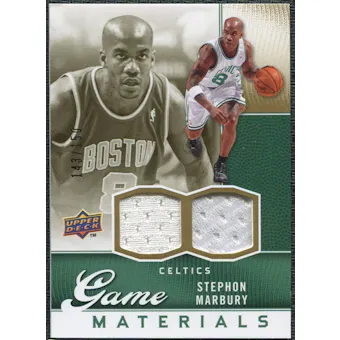 2009/10 Upper Deck Game Materials Gold #GJST Stephon Marbury /150